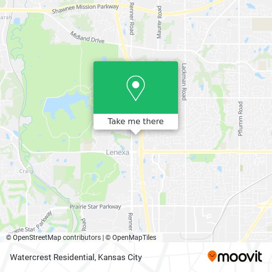 Watercrest Residential map