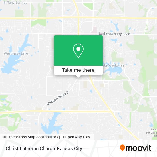 Christ Lutheran Church map