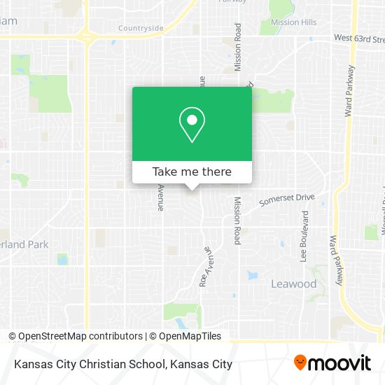 Kansas City Christian School map