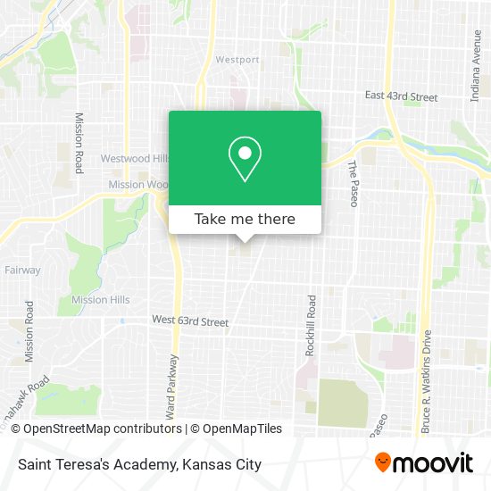 Mapa de Saint Teresa's Academy