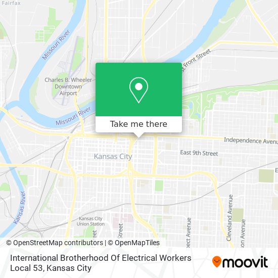 Mapa de International Brotherhood Of Electrical Workers Local 53