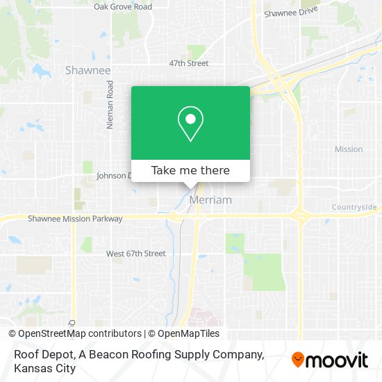 Roof Depot, A Beacon Roofing Supply Company map