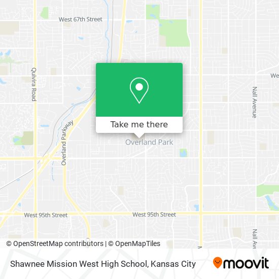 Shawnee Mission West High School map