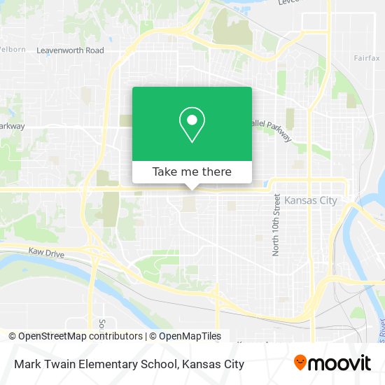 Mark Twain Elementary School map