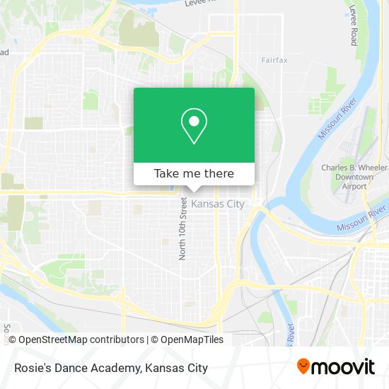 Mapa de Rosie's Dance Academy