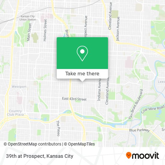 39th at Prospect map