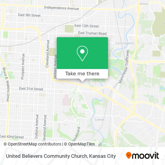 United Believers Community Church map