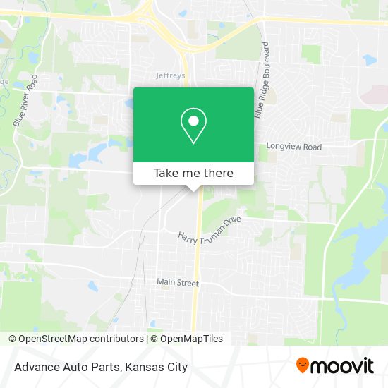 Advance Auto Parts map