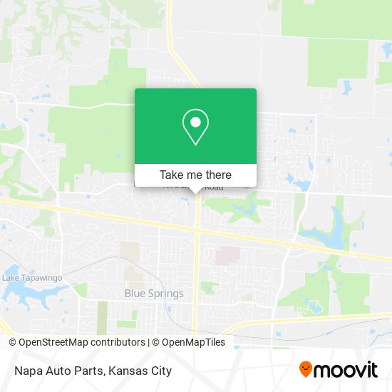 Napa Auto Parts map