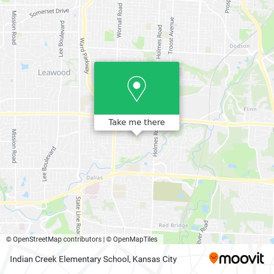 Indian Creek Elementary School map