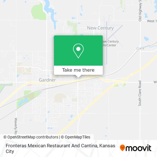 Fronteras Mexican Restaurant And Cantina map