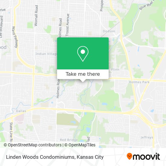 Linden Woods Condominiums map