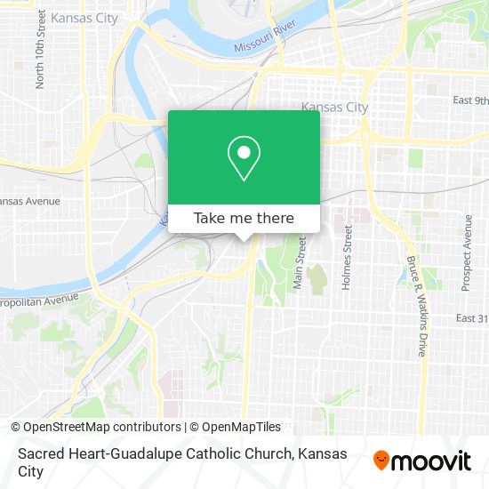 Sacred Heart-Guadalupe Catholic Church map
