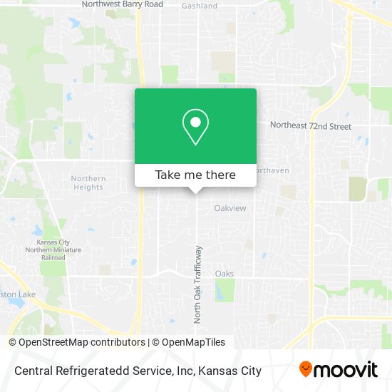 Central Refrigeratedd Service, Inc map