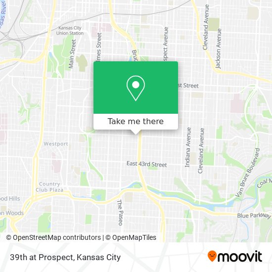 39th at Prospect map