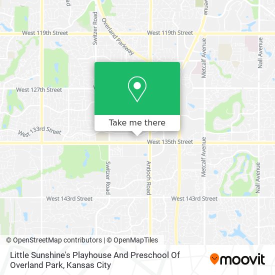 Mapa de Little Sunshine's Playhouse And Preschool Of Overland Park