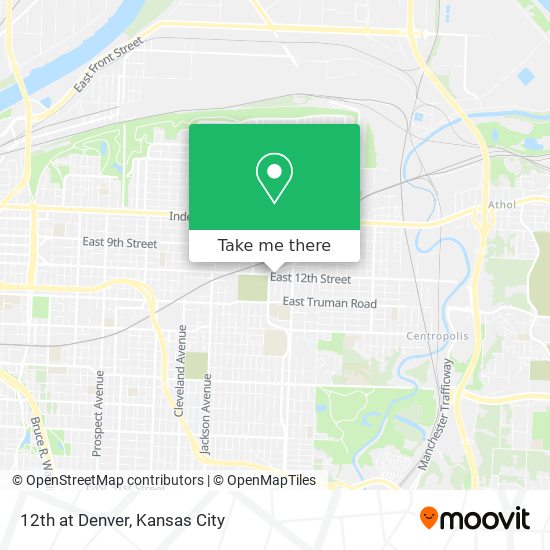 Mapa de 12th at Denver