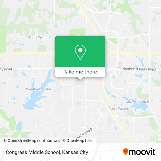 Congress Middle School map