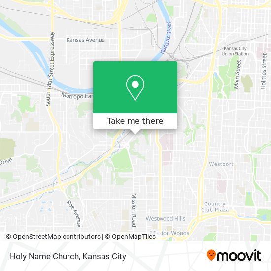 Holy Name Church map