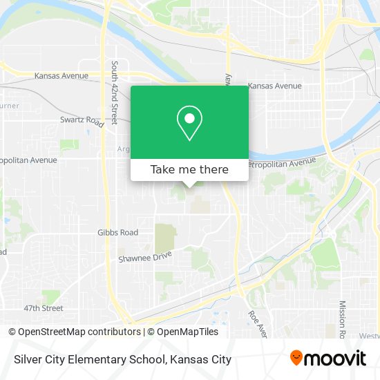 Silver City Elementary School map