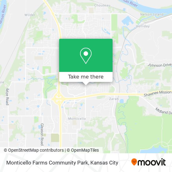 Mapa de Monticello Farms Community Park