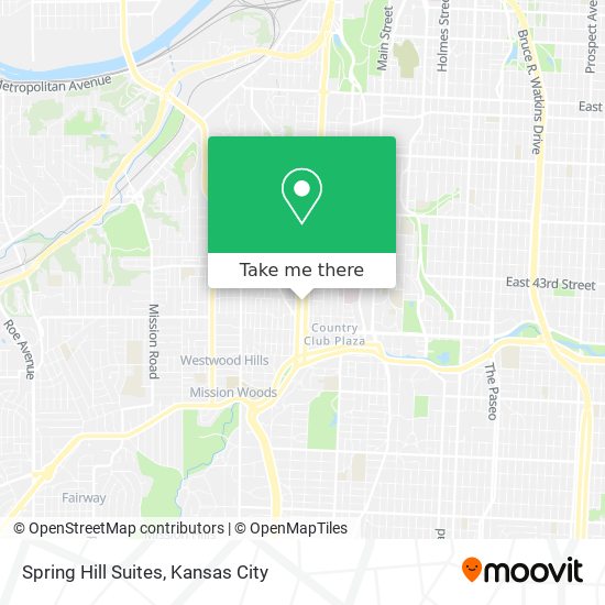 Spring Hill Suites map