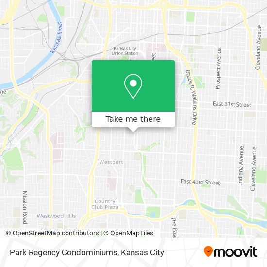 Park Regency Condominiums map