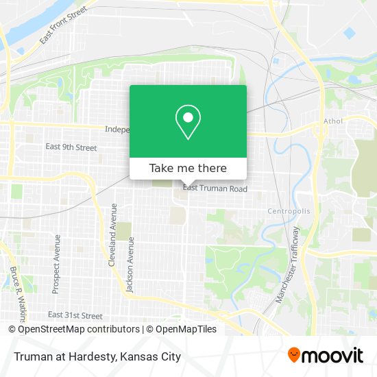 Mapa de Truman at Hardesty