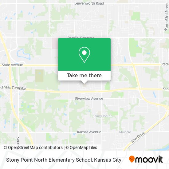 Stony Point North Elementary School map