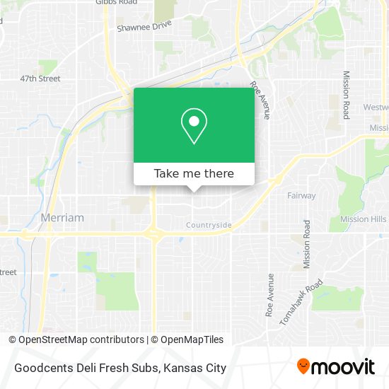 Mapa de Goodcents Deli Fresh Subs