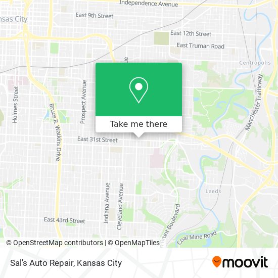 Mapa de Sal's Auto Repair