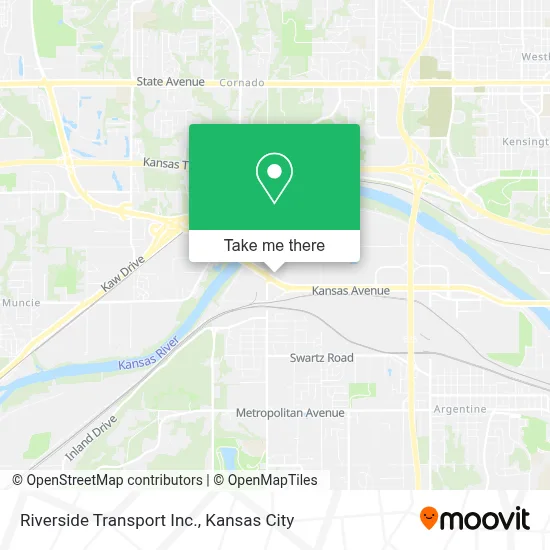 Riverside Transport Inc. map