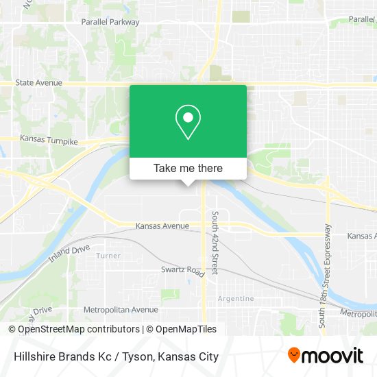 Mapa de Hillshire Brands Kc / Tyson