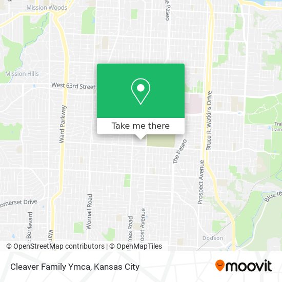 Cleaver Family Ymca map