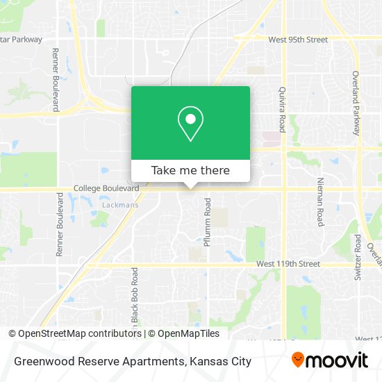 Mapa de Greenwood Reserve Apartments