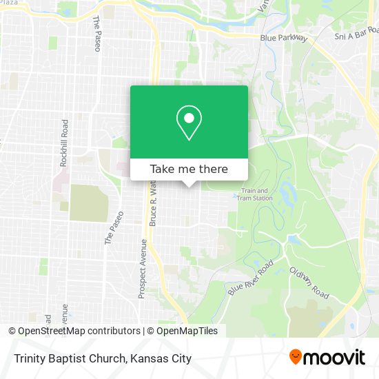 Trinity Baptist Church map