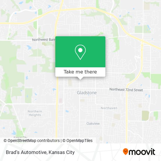 Brad's Automotive map