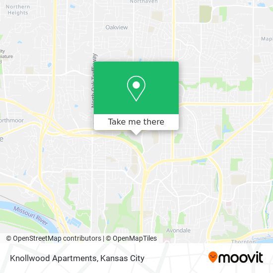 Mapa de Knollwood Apartments