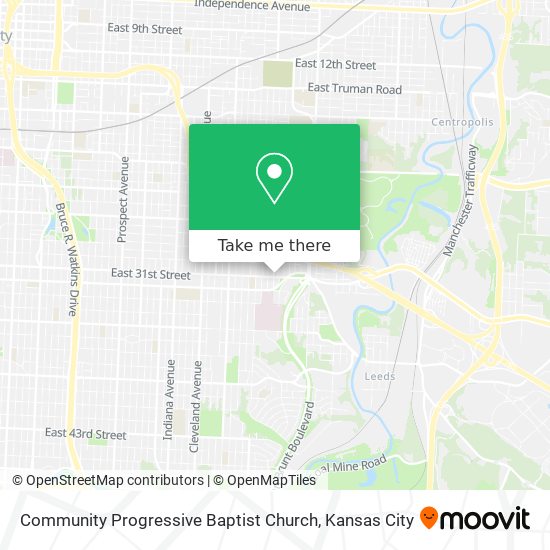 Community Progressive Baptist Church map