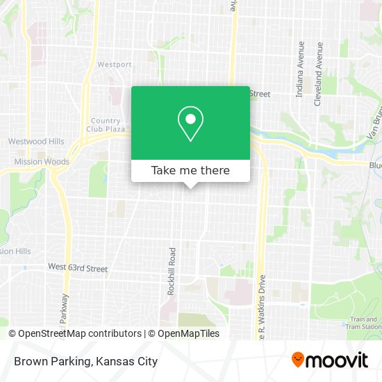 Mapa de Brown Parking