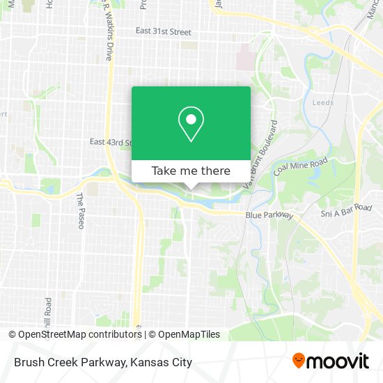 Mapa de Brush Creek Parkway