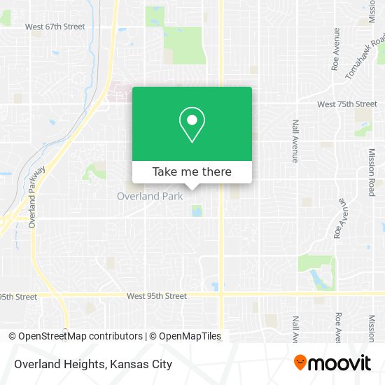 Mapa de Overland Heights