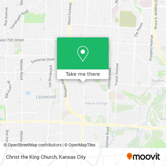 Christ the King Church map