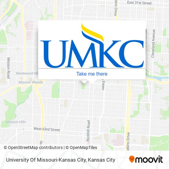 University Of Missouri-Kansas City map