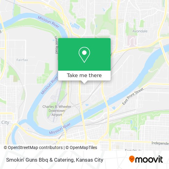 Mapa de Smokin' Guns Bbq & Catering