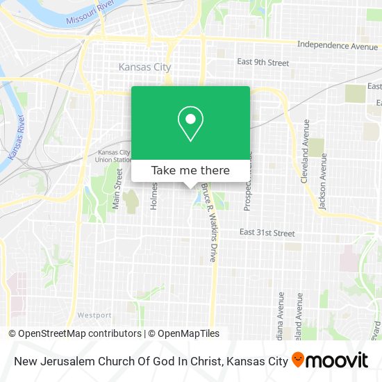 New Jerusalem Church Of God In Christ map