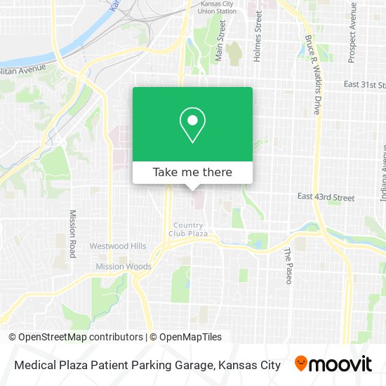 Medical Plaza Patient Parking Garage map