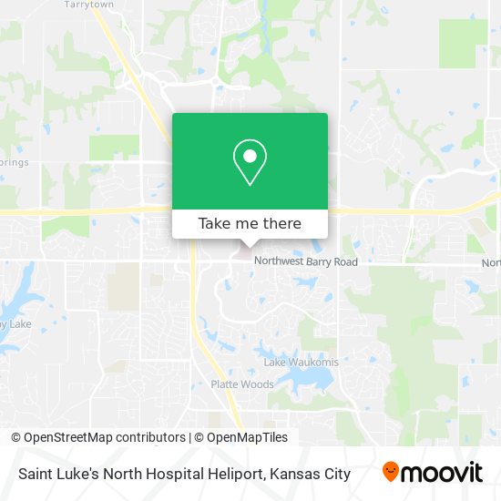 Mapa de Saint Luke's North Hospital Heliport
