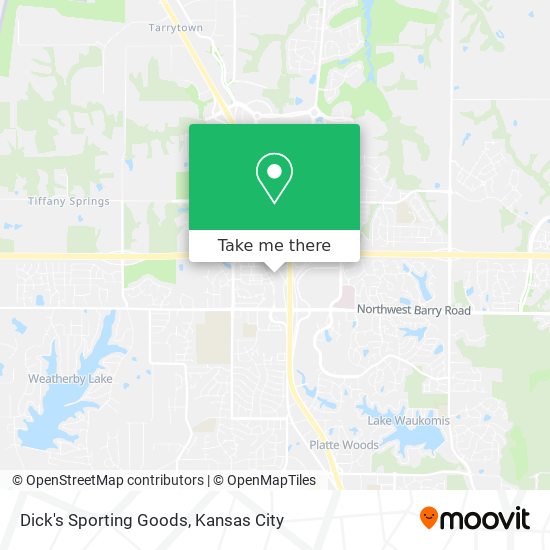 Dick's Sporting Goods map