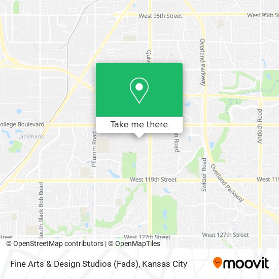 Fine Arts & Design Studios (Fads) map